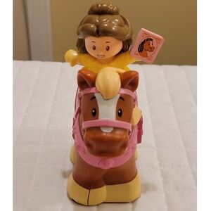 Fisher-Price Little People Disney Princess Belle Philippe Horse Cute Collectible